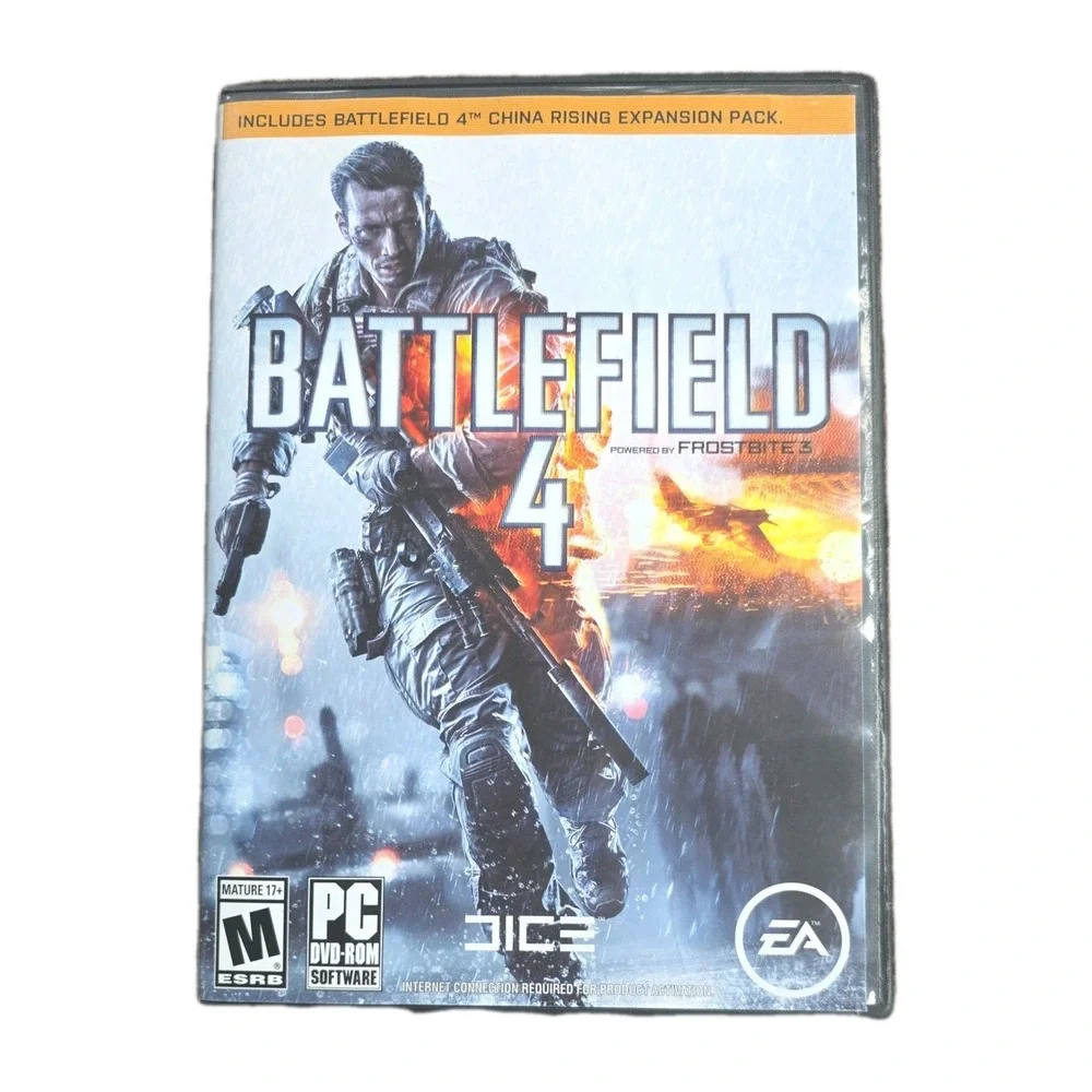 Battlefield 4 Plus China Rising Expansion Pack PC DVD-ROM NEW In one Package